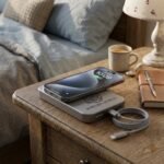 Wireless World Portable Power Bank Fast Charger  Brushed Silver (Includes Braided USB-C Cable) - Image 2